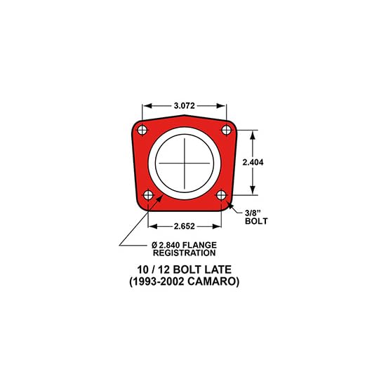 P/S Park Brake Kit, FDLI Drilled, Red