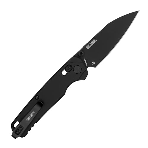 Bel Air Kershaw Pocket Knife, Made in the USA, 3.4 inch CPM MagnaCut Steel Blade, EDC Design, Duralock Locking Mechanism, Manual Folder, Pocketclip
