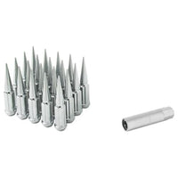 8 Lug Gorilla Automotive SPK8-00916 9/16 Spike Lug Install Kit Chrome