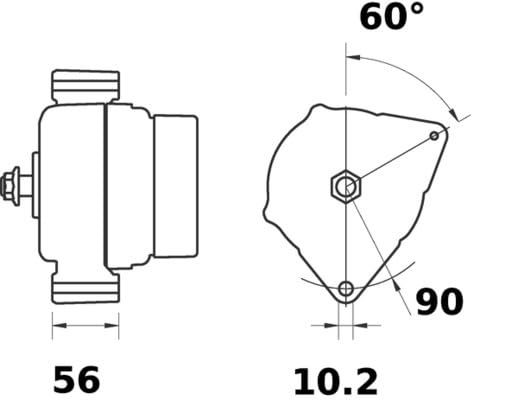 Alternator Mahle - MG613