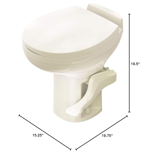 Thetford Aqua-Magic Residence RV Toilet / Bone / High Profile - 42171