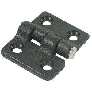 Black Nylon Whitecap Butt Hinge - 1-1/2" x 1-3/8"