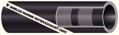 Exhaust/Water Hose Shields Without Wire - Series 200 (Size: 3" x 2')