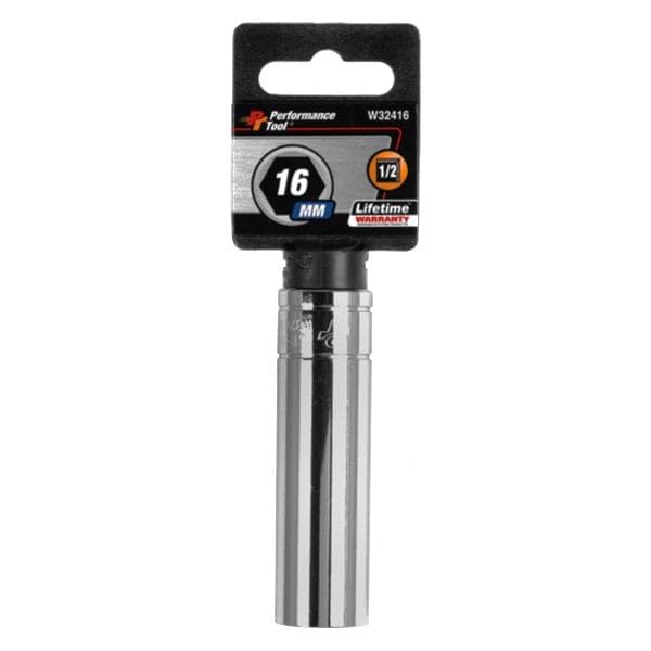 W32416 Performance Tool 1/2 Drive 6-Point Socket, 16mm