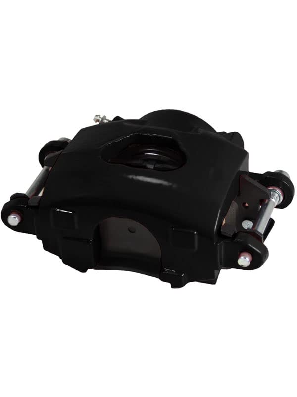 Single Piston Black Powder Coated Caliper for GM - Left Side