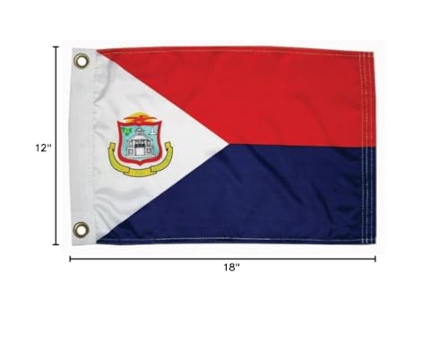 12" x 18" St. Maarten Flag