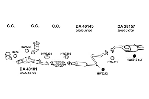 Muffler, Rear ANSA (DA28157)