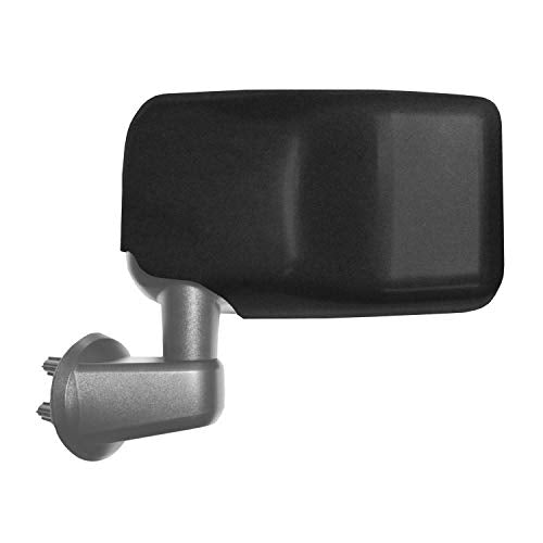 Custom Fit Snap & Zap Towing Mirror Pair - Fits ONLY 07-17 Jeep Wrangler, 2018 Wrangler JK Model