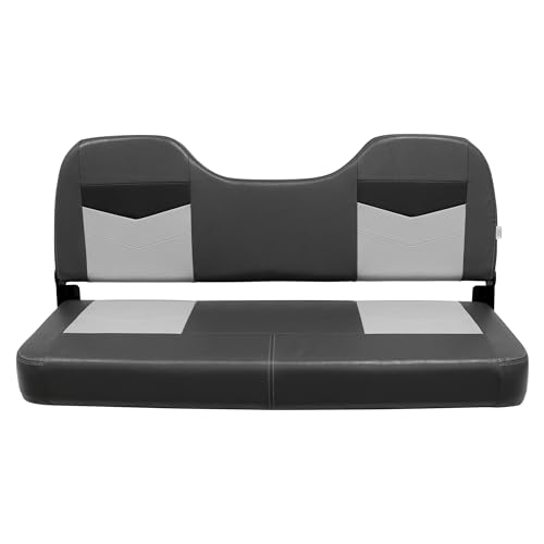 Pro Angler Wise 3348-860 Bass Boat Tour Series 48" Fold Down Bench Seat, Charcoal/Black/Marble