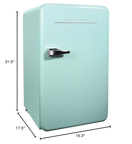 Compact Magic Chef MCR32CHM Refrigerator, Green