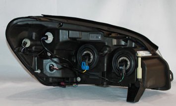 Left TYC Headlight Assembly Compatible with 2006-2011 Buick Lucerne