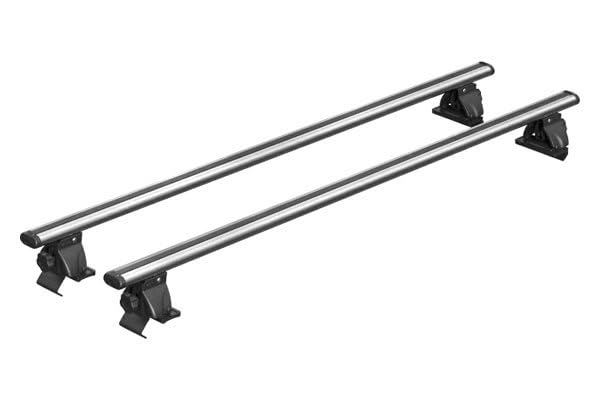 Traveler Black Horse aluminum Roof mounted cargo basket Rack (58"x15"x9") Silver Compatible with 13-23 Silverado 1500|15-20 Ford F-150|13-23 Ram 1500|19-23 Silverado 1500|2019-2023 Ram 1500-TRRB160S
