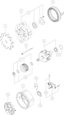 Alternator Mahle - MG268