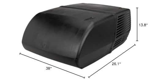 Mach 3 Coleman-Mach 48208-0690, 13,500 BTU Power Saver A/C, Black, Wood Skid