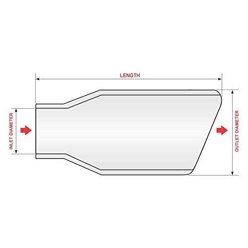 Exhaust Tip Diamond Eye 4818BRA-DEBK
