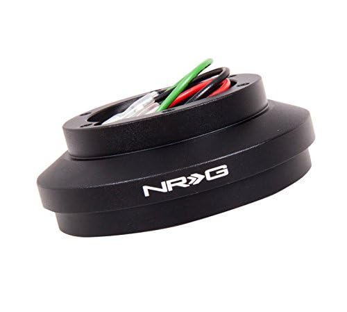 NRG Innovations Steering Wheel NRG-SRK-174H Quick Release Short Hub Adapter, 6x70mm Bolt Pattern, Retain Horn & Turn Signals, Compatible With Ford Mustang 83-93/89-92 Ranger, Black Body