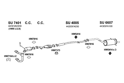 HW7173 Ansa - Exhaust Pipe Flange Gasket