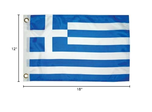 Greece Courtesy Flag Taylor Made Products 93297 12x18", Boating Hardware & Maintenance Supplies