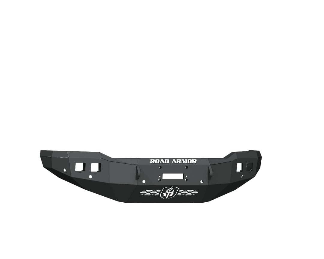 Stealth Road Armor 4192F0B Front Winch Bumper - Texture Black - Compatible with: 2019-2024 RAM 2500 3500