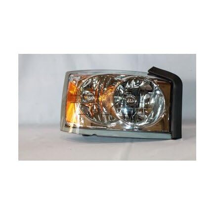 Right TYC Headlight Assembly Compatible with 2005-2005 Dodge Dakota