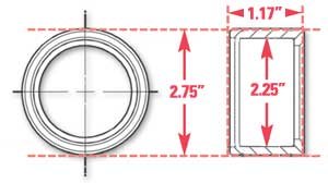 Weld-in Ring Kit Specialty Products Company 2.25" I.D. - 15525