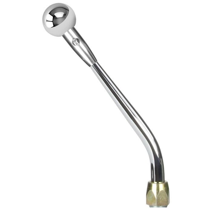 Fm Shifter Lokar Performance Products Gm Th350 Chrome 10" Single Bend Lever Muscle Car Brite Knob