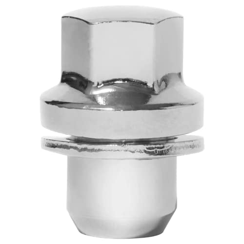 Acorn Bulge Gorilla Automotive 91107XLBC Extra Long (13/16" Hex) Clamshell Set 14mm x 2.00 Black Chrome Wheel Lug Nut