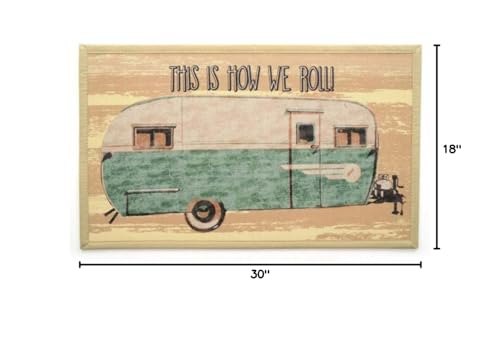 How We Roll Kittrich Indoor/Outdoor Mat, 18" X 30"
