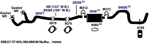 Exhaust AP Products Muffler 2048