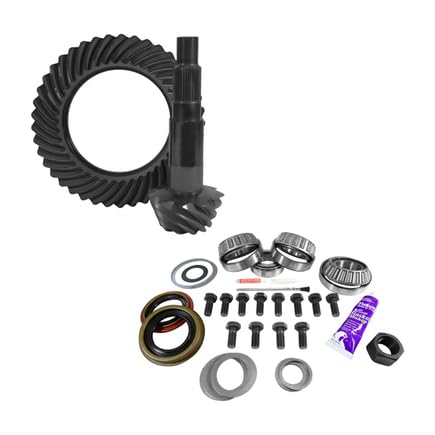 3.73 Rear Ring & Pinion, 11.25" Dana 80 Install Kit, 4.375" OD Head Bearing