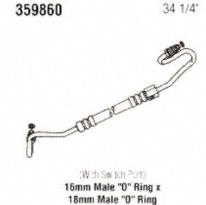 Power Steering Gates 359860 Hose Assembly Pressure Line