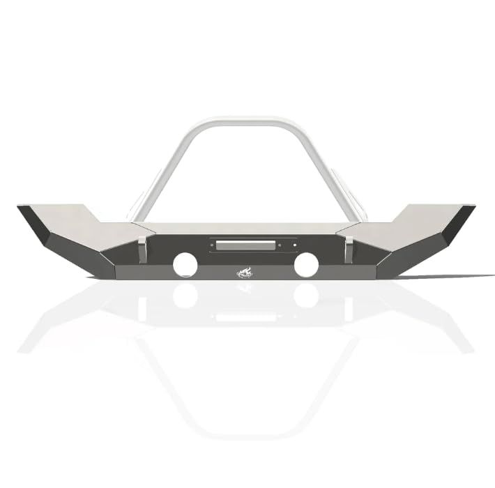 CrawlTek Fullwidth Pyro Front Bumper - Black compatible with 2018-2023 Jeep Wrangler JL
