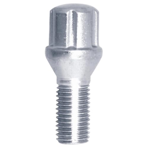 Gorilla Automotive American Accessories 17124SD Spline Lug Bolt 12-1.25 22Mm Chr Bulk