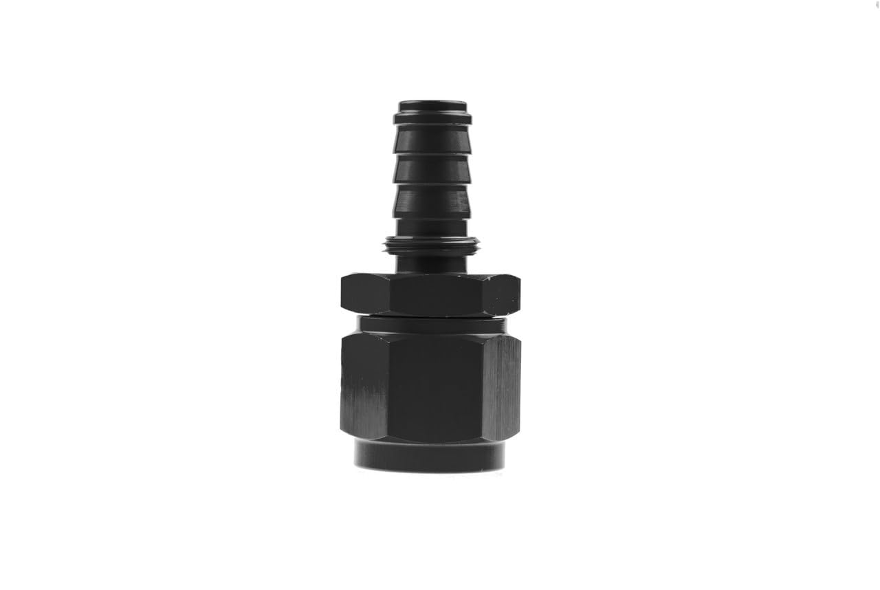 7000-16-2 Redhorse Performance Crimp Style Hose End (Black), 1 Pack
