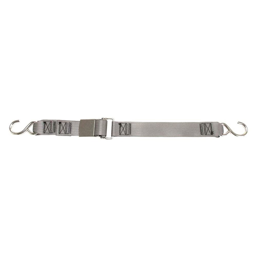 Kwik-Lok BoatBuckle Stainless Steel Gunwale Tie-Down, 2-Inch x 16-Feet