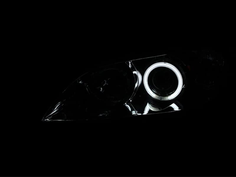 Projector Headlight Set ANZO USA w/CCFL Halo-Chrome 121211