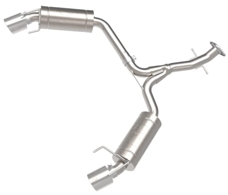 49-36055-P Takeda - 304 SS Axle-Back Exhaust System With Split Rear Exit