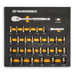 31 Piece GEARWRENCH Bolt Biter Socket Set