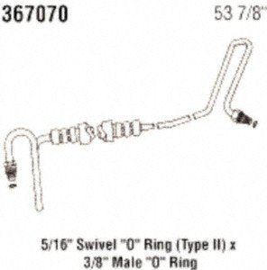 Power Steering Gates 367070 Line Hose Assembly Pressure