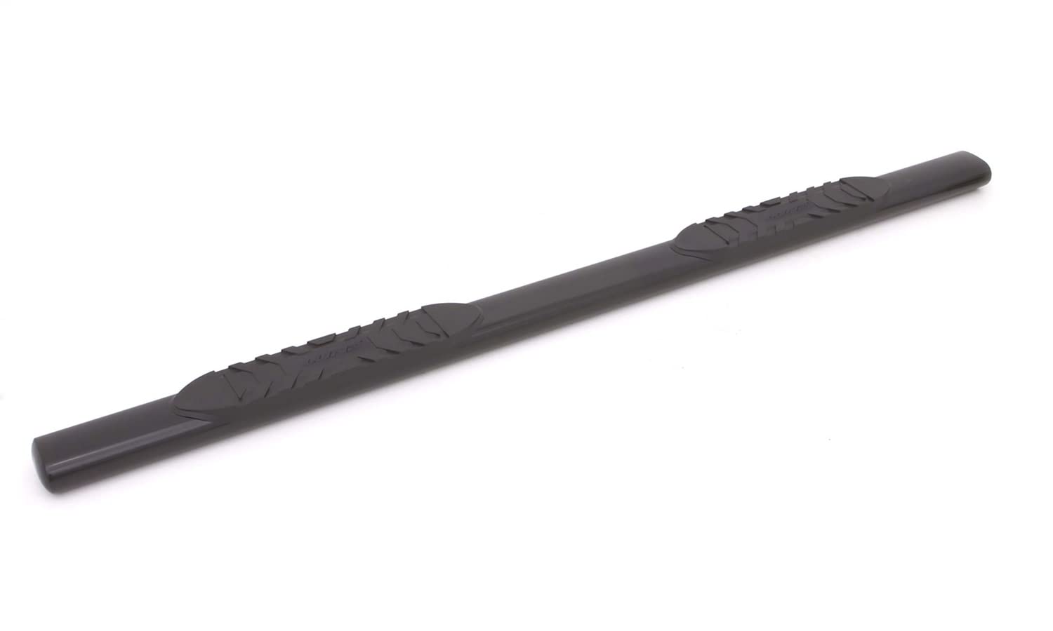 Lund RealTruck 24090004 Black Steel 5" Oval Straight Nerf Bars for 2015-2018 Ford F-150, 2017-2018 Super Duty F-250, F-350, F-450, F-550 with SuperCrew Cab