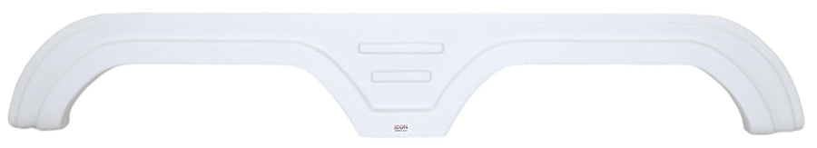 Tandem Axle Fender Skirt ICON 12165 for Carriage - Polar White