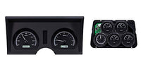 Dakota Digital VHX System Compatible with 1978-82 Chevy Corvette-Analog Clock-Black Alloy Style Face w/White Display