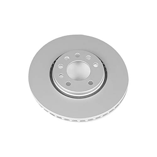 Power Stop Front EBR681EVC Evolution Geomet Coated Brake Rotor For Saab 9-3 2003-2011, Saab 9-3X 2010-2011 [Model Specific]