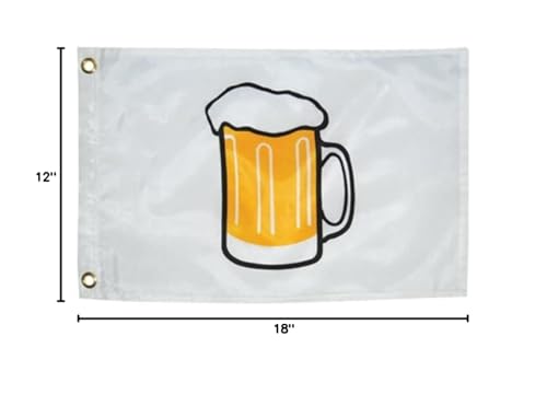 Beer Flag TAYLOR MADE PRODUCTS for Boats, Pools and Docks 12" x 18"