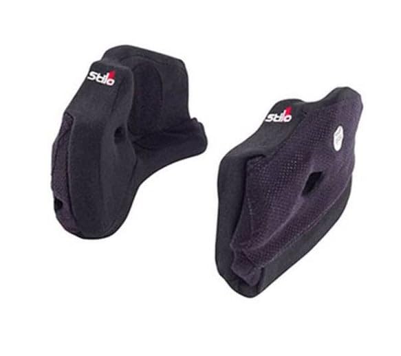 Stilo ST5 Series Helmet Cheek Pads YA0825MM20 - 20MM - Black - Pair