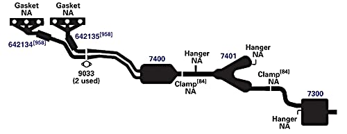 Exhaust Gasket AP Exhaust Products 9033