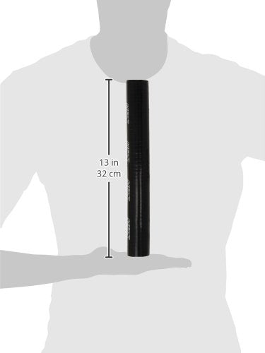 HPS Silicone HTST-125-BLK High Temperature 4-ply Reinforced Tube Coupler Hose, 80 PSI Maximum Pressure, 12" Length, 1-1/4" ID, Black