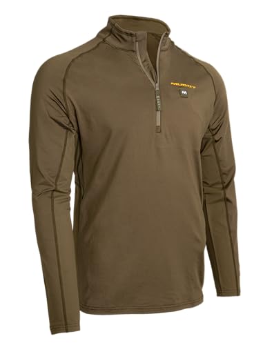 Muddy Outdoors Nucleus Men's Heated Base Layer Shirt Brown Clay Large