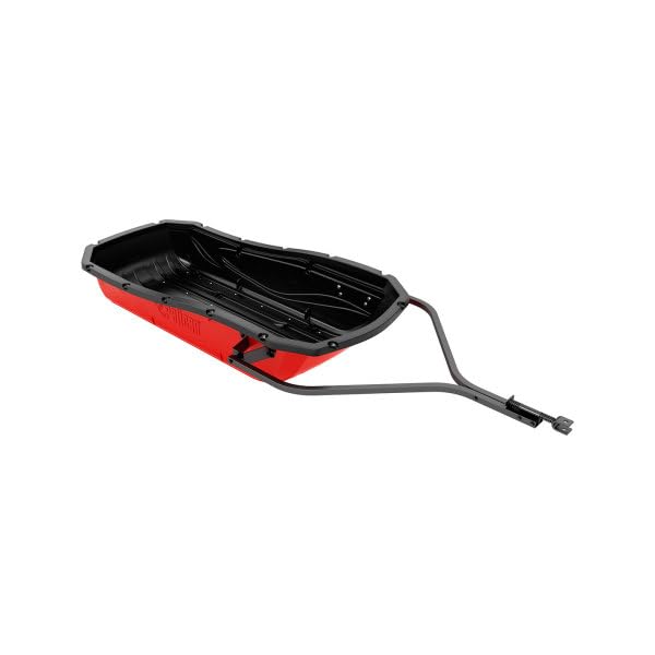 Trek Sport 68 Pelican - Utility Sled Comes with Set of Runners, Tow Hitch and Travel Cover - Carry Up to 500 lb - Red/Black