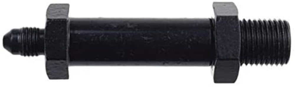343-04-2 Red Horse Performance Thru The Frame Fitting -04 An Male To 1/8" NPT Female Thread,Black-2Pcs/Pkg